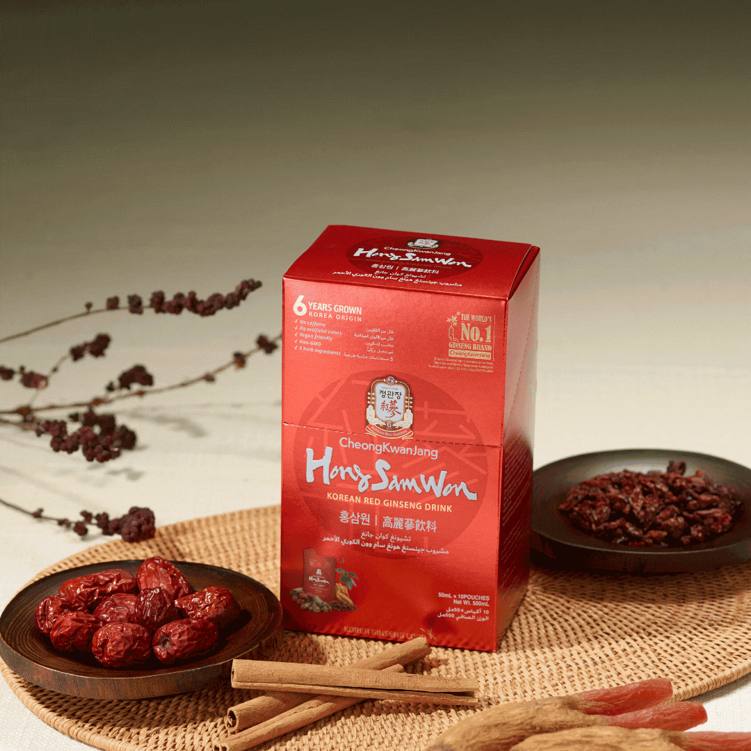 hong sam won korean red ginseng drink caffeine free