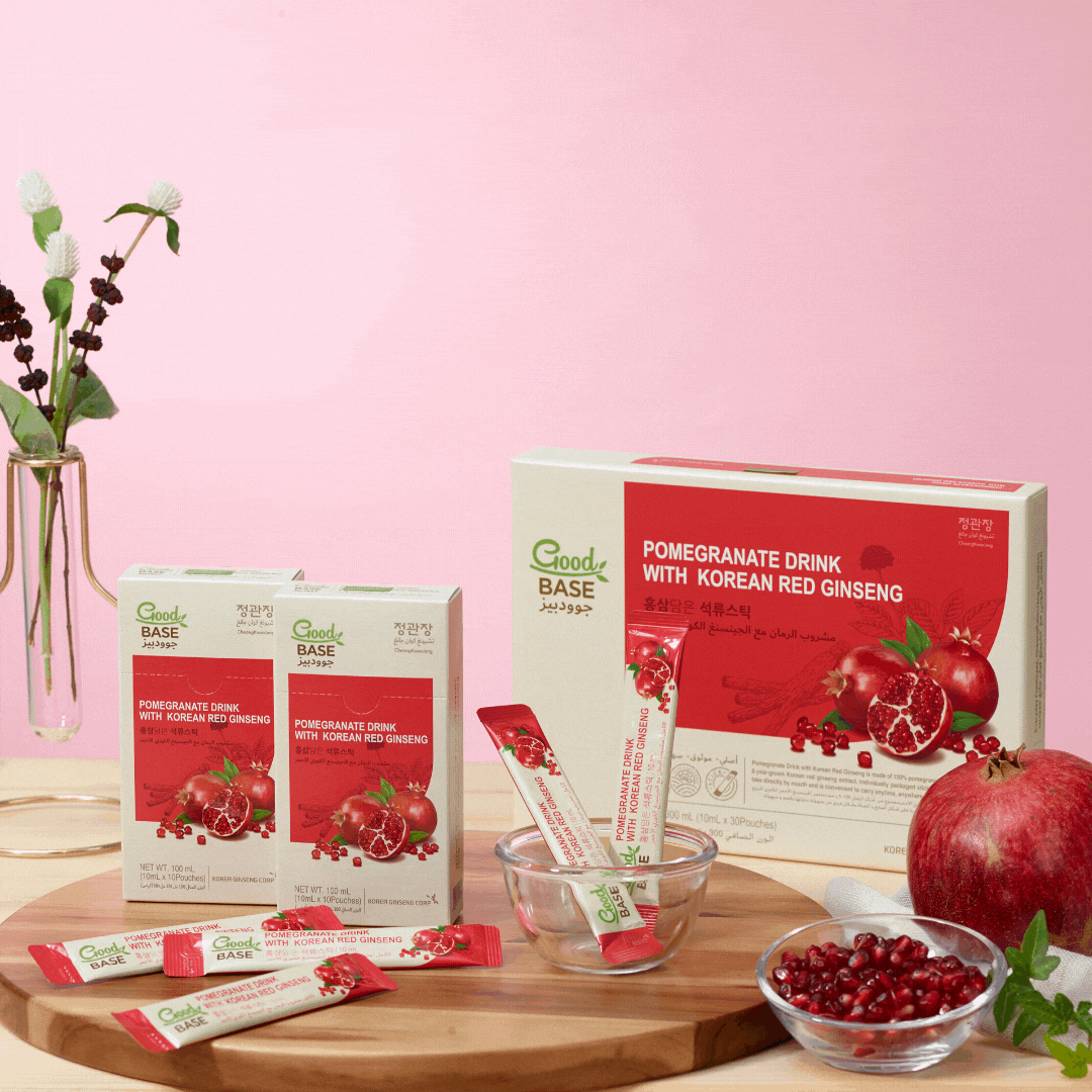 CheongKwanJang Korean Red Ginseng & Pomegranate Drink - 30 Pouches