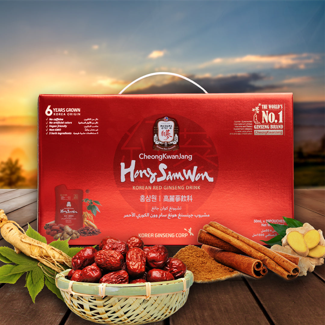 100% Korean Red Ginseng Drink (Hong Sam Won)