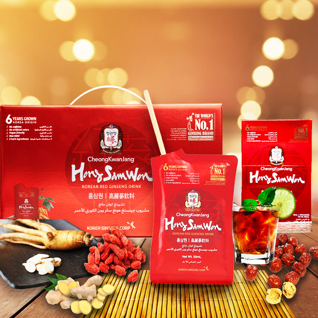 100% Korean Red Ginseng Drink (Hong Sam Won)