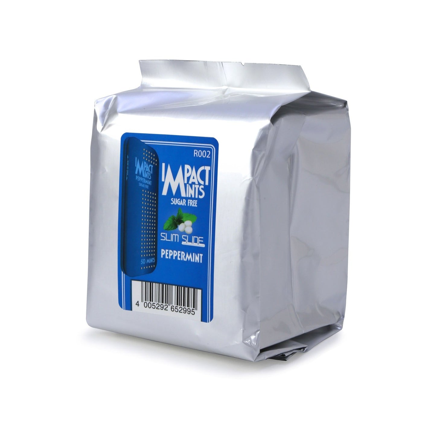 Impact Sugar-Free Peppermint Mints 9g (12 Tins) – Xylitol Fresh Breath, Vegan & Gluten-Free Cool & Long-Lasting Freshness