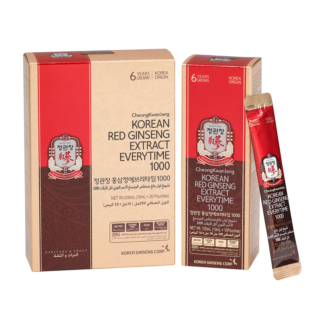 100% Extract EveryTime Korean Red Ginseng Stick