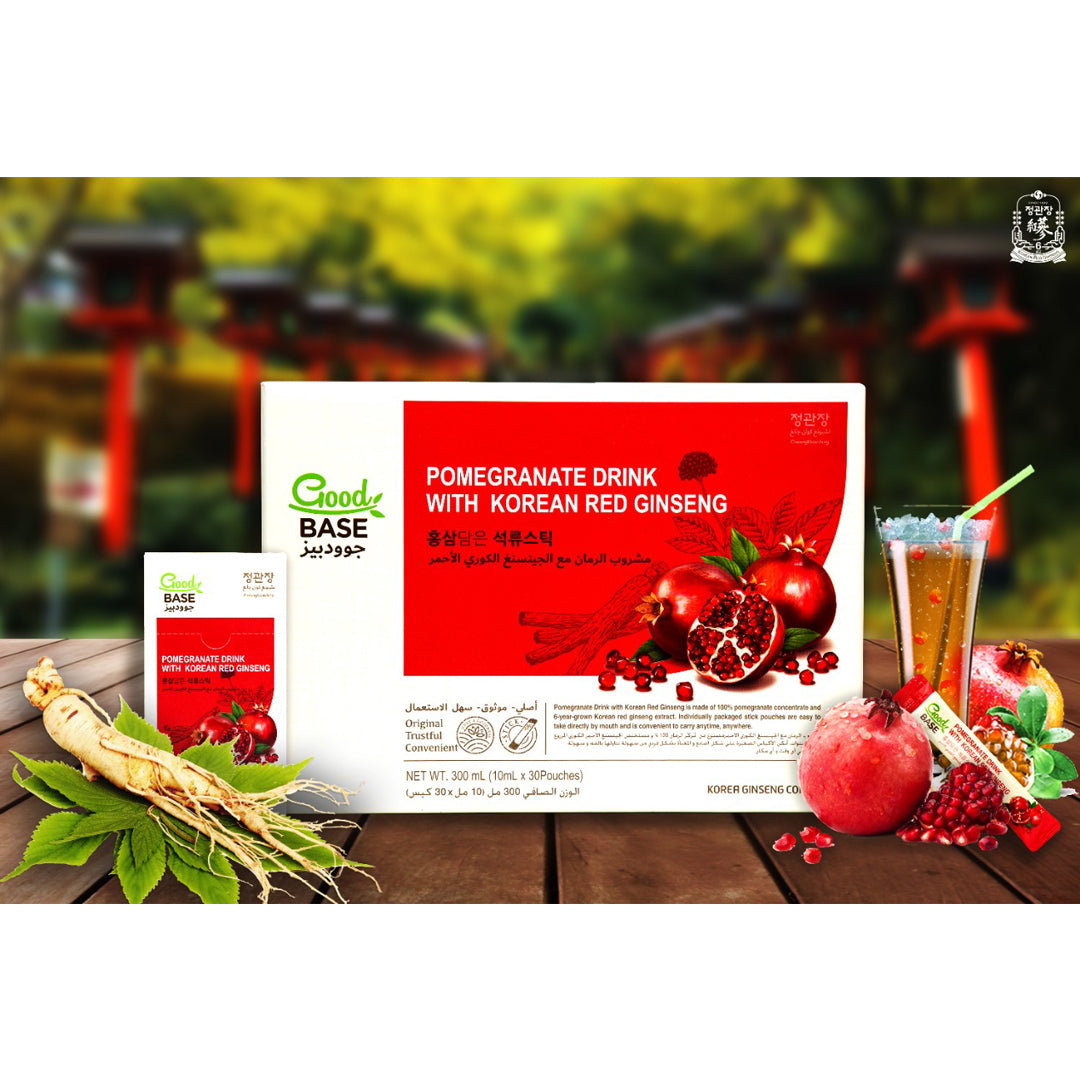 CheongKwanJang Korean Red Ginseng & Pomegranate Drink - 30 Pouches