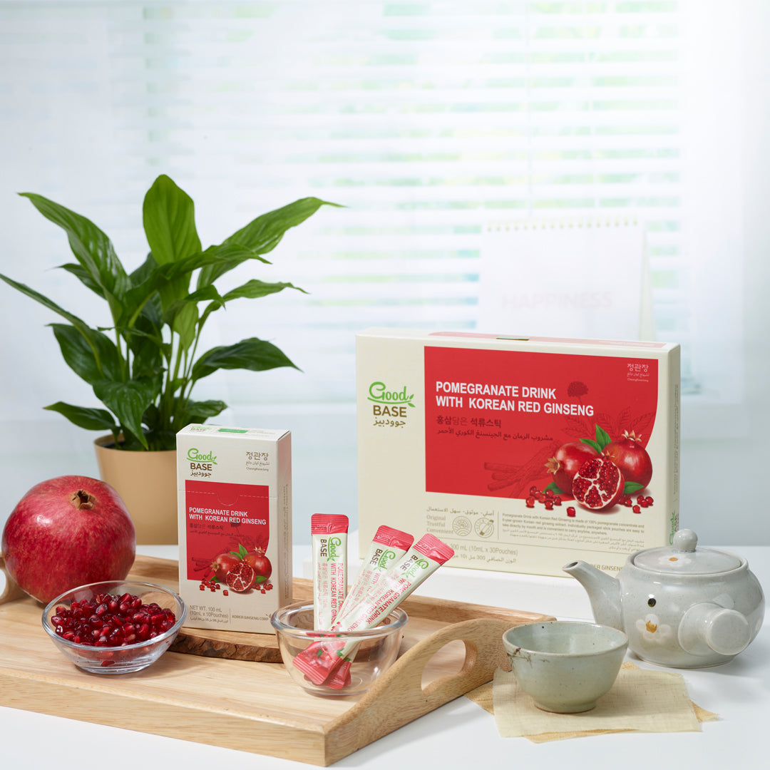 CheongKwanJang Korean Red Ginseng & Pomegranate Drink - 30 Pouches