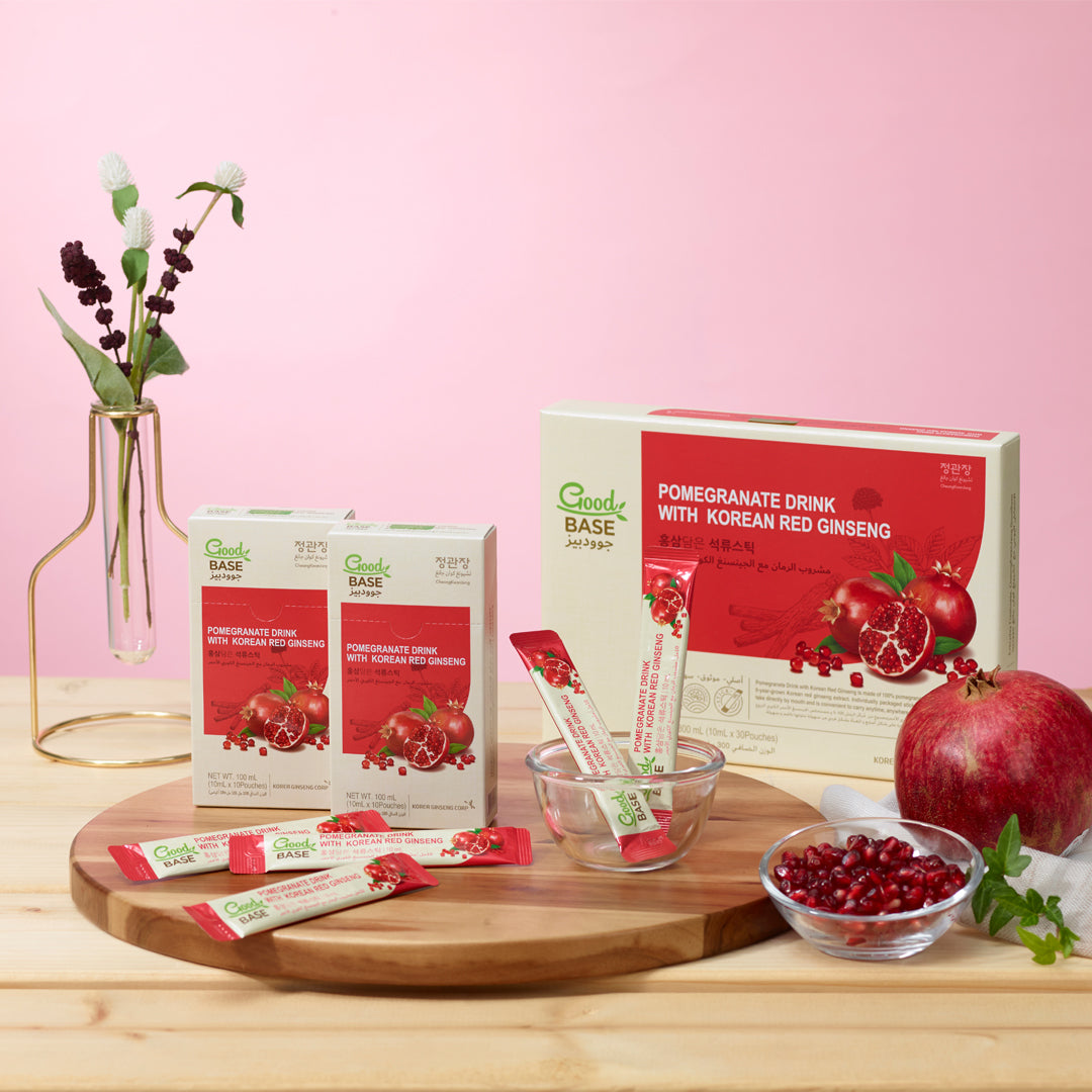 CheongKwanJang Korean Red Ginseng & Pomegranate Drink - 30 Pouches