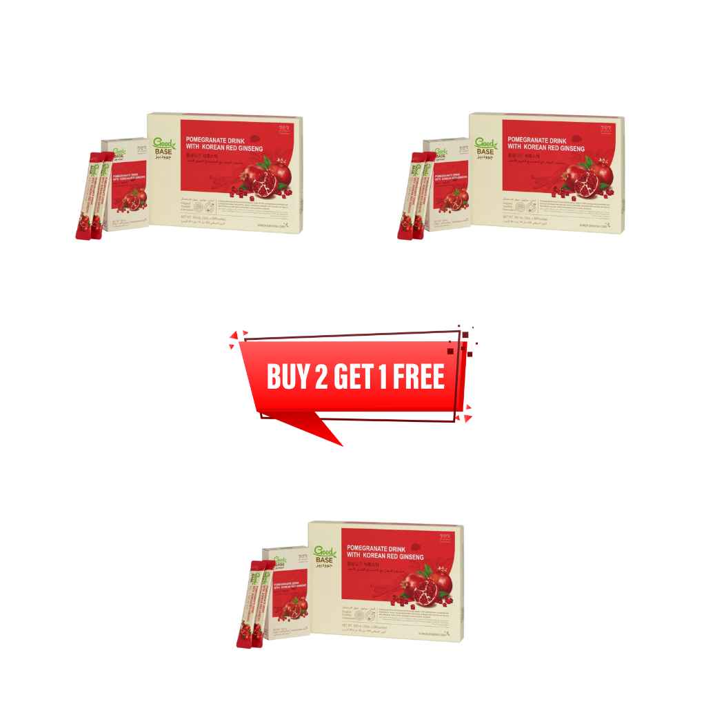 Korean Red Ginseng Good Base Pomegranate 10ml, 90 Pouches