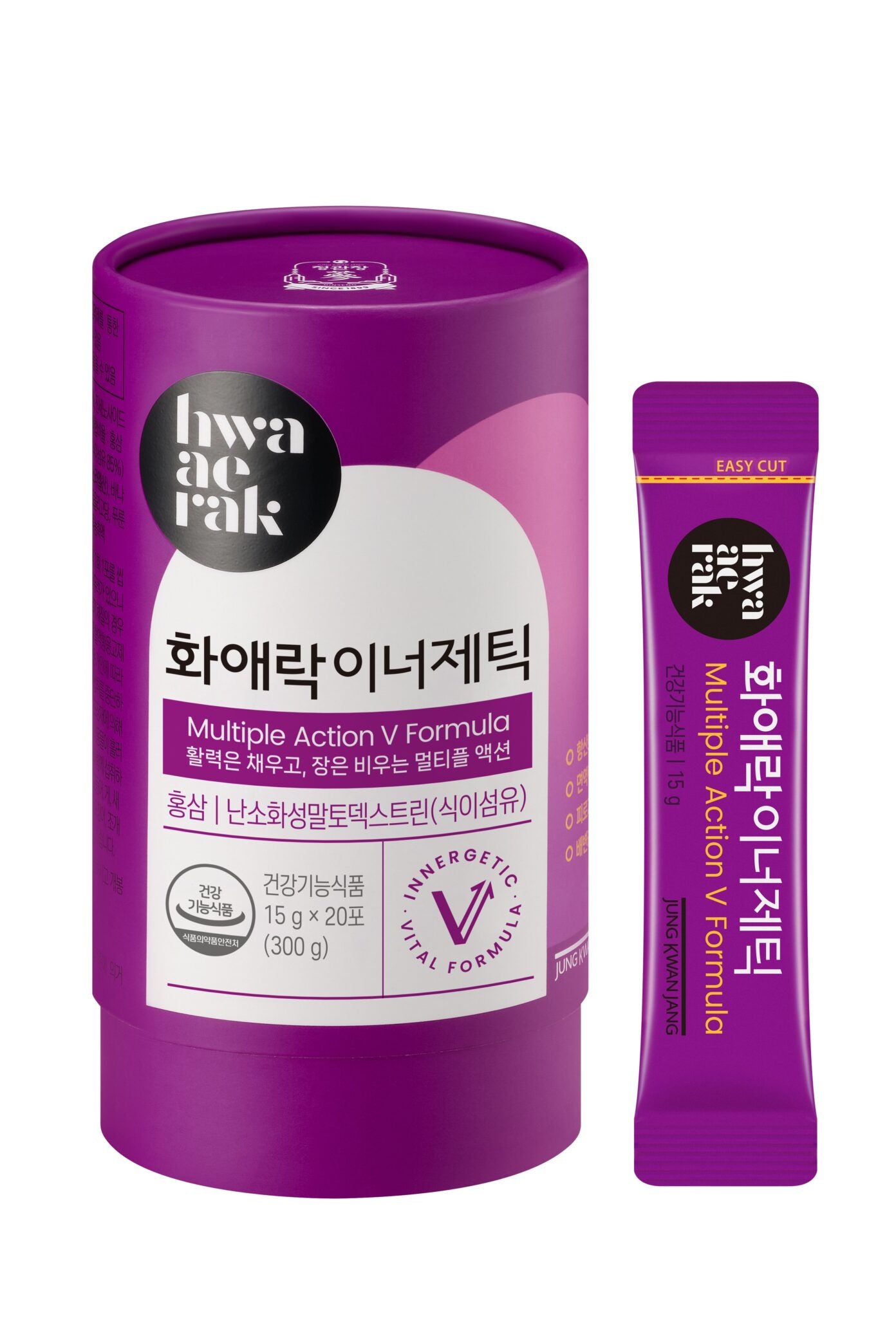 JUNGKWANJANG Hwa Ae Rak Innergetic - Women's Balance Jelly Stick Korean Red Ginseng 20 sticks, 300g