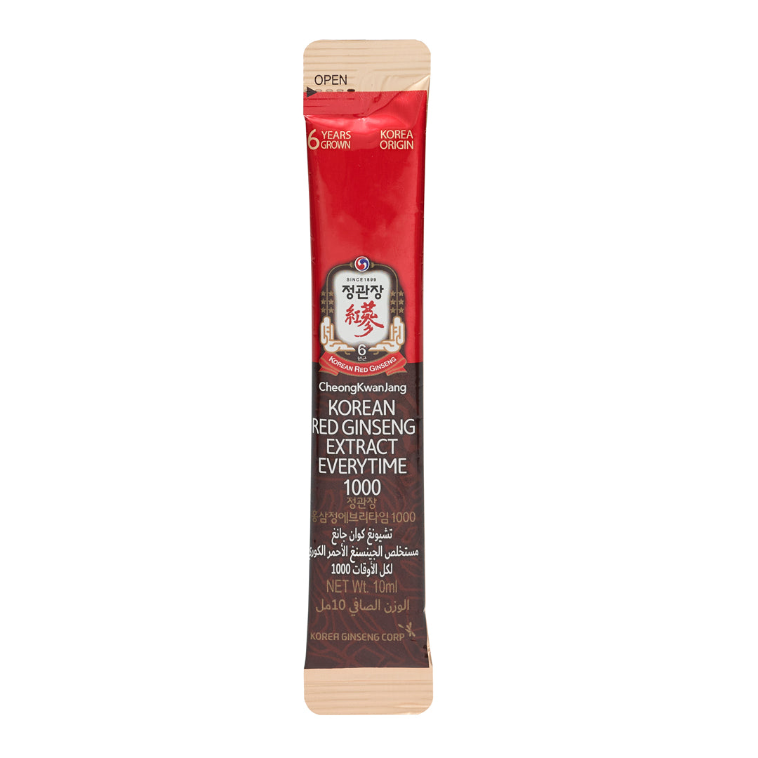 100% Extract EveryTime Korean Red Ginseng Stick