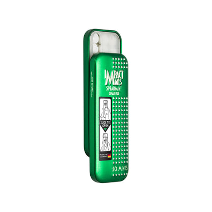 Impact Sugar-Free Spearmint Mints 9g (12 Tins) – Xylitol Fresh Breath, Vegan & Gluten-Free